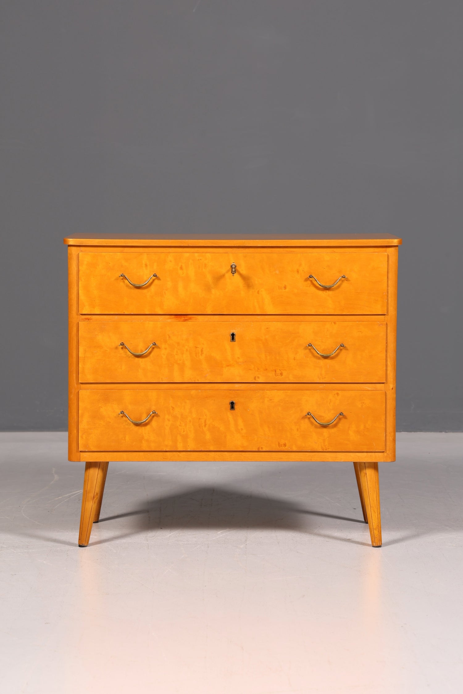 Wunderschöne Mid Century Schubladenkommode Danish Design Vintage Flurkommode 60s Designklassiker