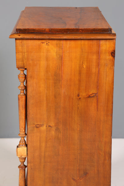 Edler Gründerzeit Sekretär Vertiko Highboard Louis Philippe Kommode um 1880