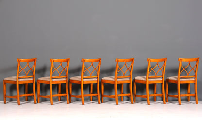 6x Elegant Bevan Funell Chairs, English Reproducible Dining Chairs, Antique 1960s Kitchen Chairs, Chair Set