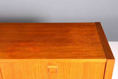 Wunderschönes Mid Century Highboard Teak Holz Schrank Danish Design Büro Kommode 60s