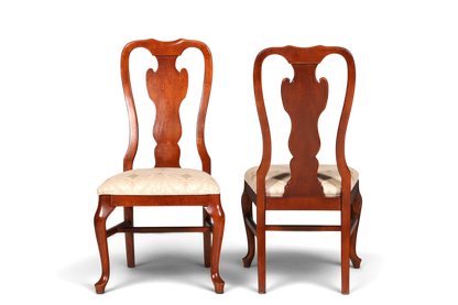 2x Edle Drexel Heritage Stühle Amerikanisch USA Chippendale Stil Stuhlset Küchenstuhl Set Esszimmer Stühle