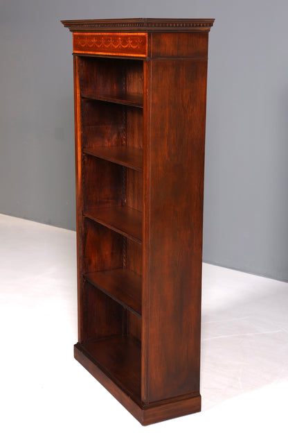 Beautiful English antique bookshelf, mahogany, 1960s