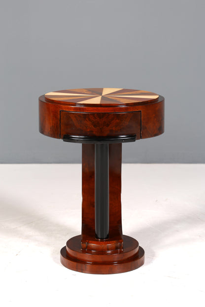 Traumhafte Art Deco Stil Kommode Beistelltisch Nachtisch Ablagetisch bunt