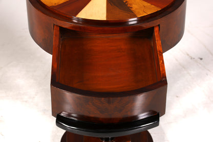 Traumhafte Art Deco Stil Kommode Beistelltisch Nachtisch Ablagetisch bunt