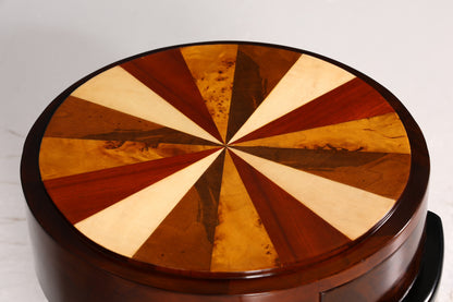 Traumhafte Art Deco Stil Kommode Beistelltisch Nachtisch Ablagetisch bunt