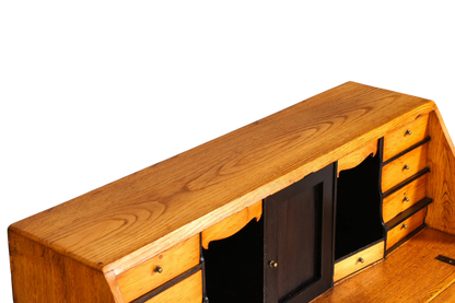 Original Barock Sekretär um 1800 Kommode Antik massiv Holz Schreibtisch Schreibkommode