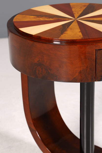 Traumhafte Art Deco Stil Kommode Beistelltisch Nachtisch Ablagetisch bunt