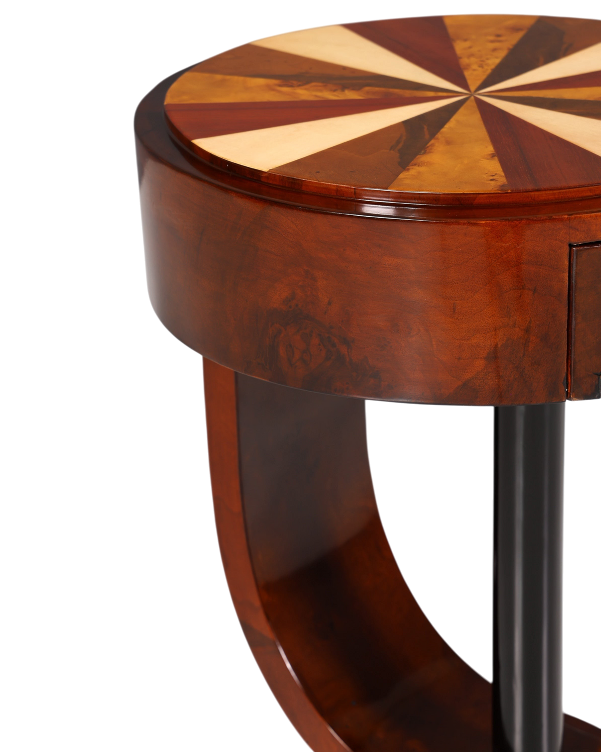 Traumhafte Art Deco Stil Kommode Beistelltisch Nachtisch Ablagetisch bunt