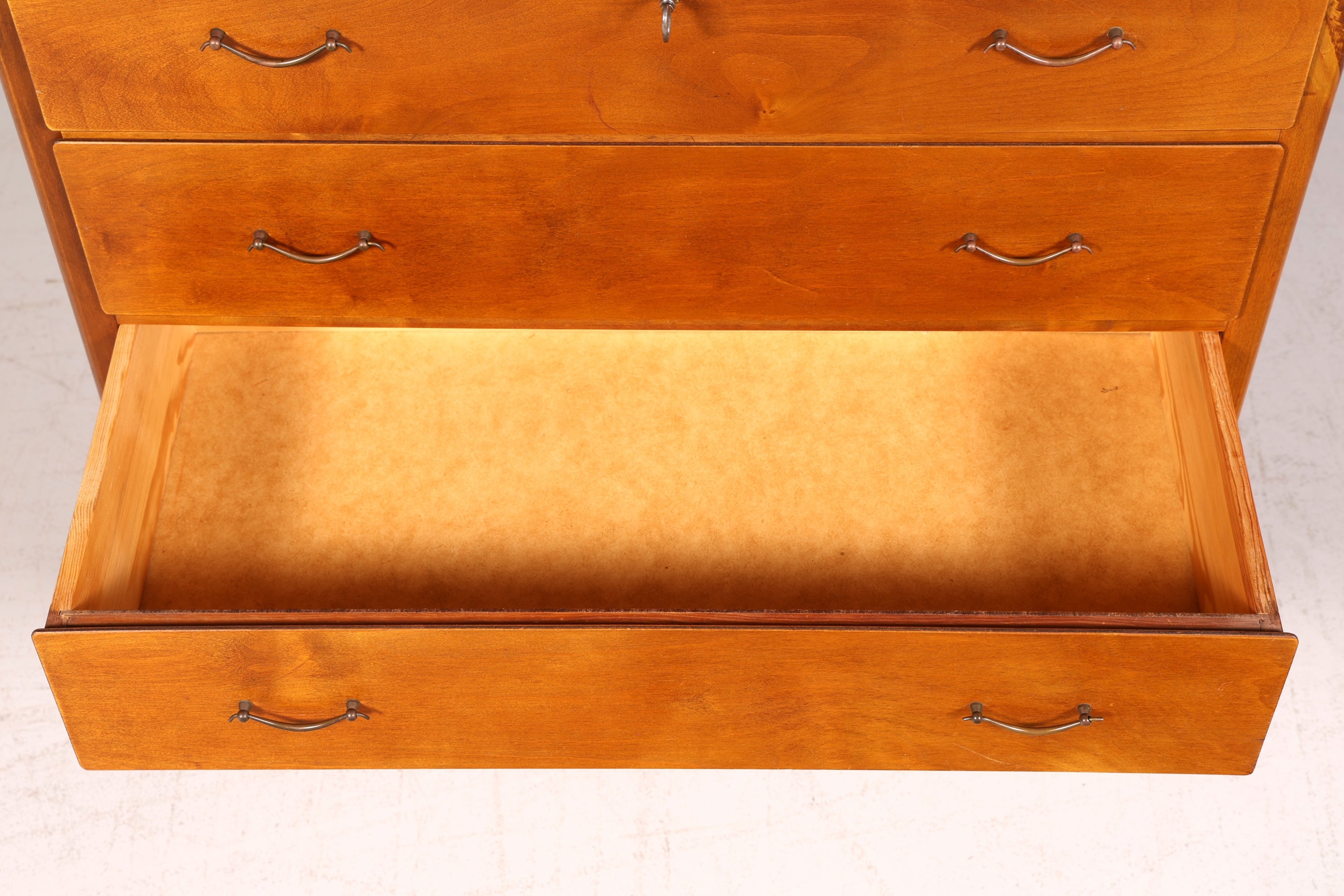 Wunderschöne Mid Century Schubladenkommode Vintage Flurkommode 60s Sideboard Designklassiker Holz