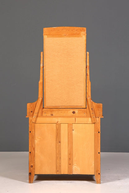 Wunderschöne Jugendstil Kommode Antik Sideboard mit Spiegel Aufsatz Flurkommode