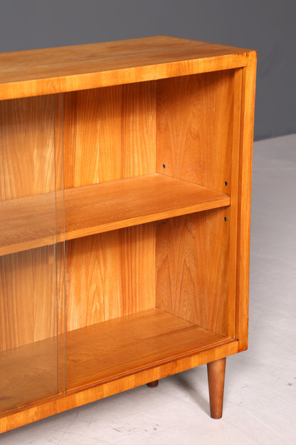 Schlichte Mid Century Vitrine Vintage Regal Retro Bücherregal Retro Bookshelf