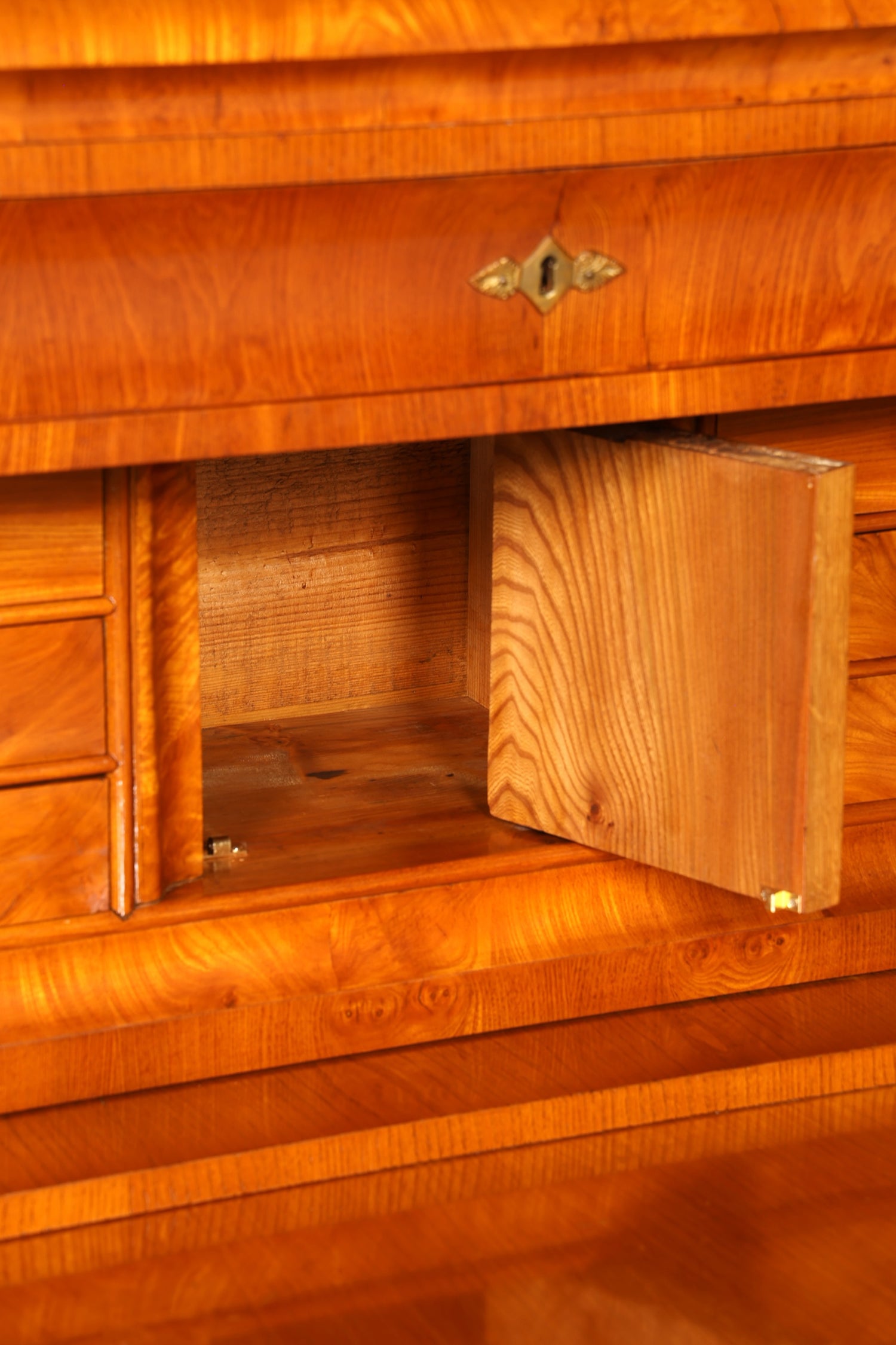 Wunderschöner Original Biedermeier Sekretär um 1860 Englisch Kommode Antik Bürokommode