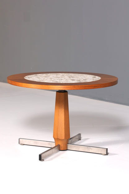 Wunderschöner Mid Century Couchtisch Retro Ablagetisch Vintage Beistelltisch Höhenverstellbar