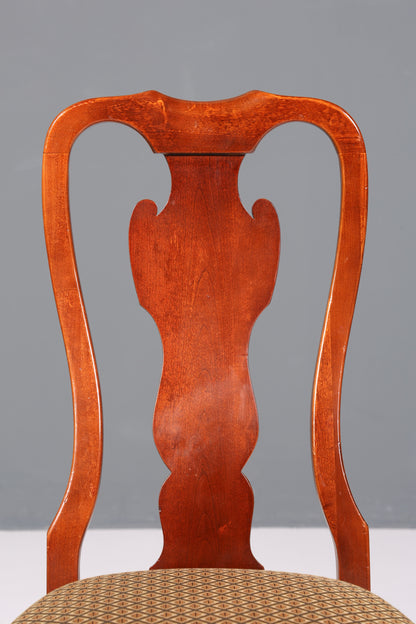 8x Edle Drexel Heritage Stühle Amerikanisch USA Chippendale Stil Stuhlset Küchenstuhl Set Esszimmer Stühle