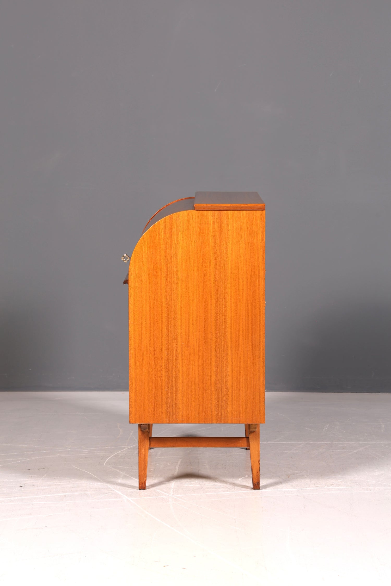Wunderschöner Mid Century Rollladen Sekretär Danish Design Schreibkommode 60er Jahre Vintage