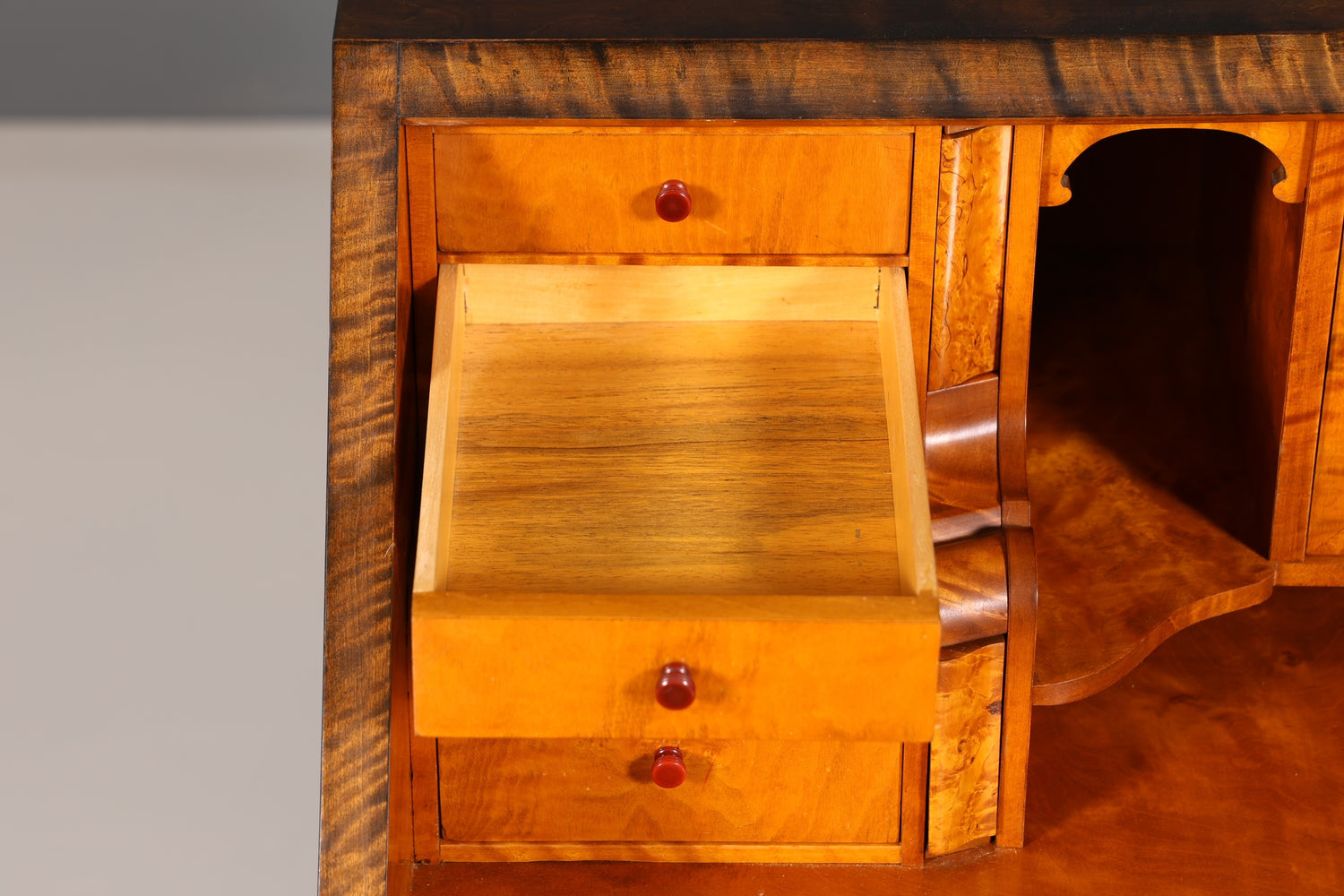 Wunderschöner Sekretär um 1930 Büro Kommode echt Holz Schreibtisch Bürokommode Office Secretary