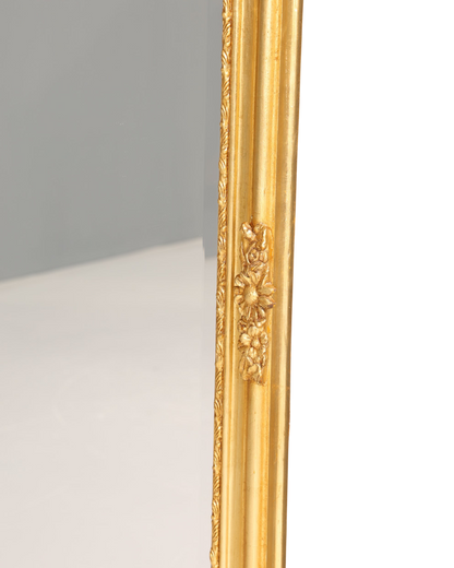 Stilvoller XXL Prunk Barock Stil Standspiegel Antik Stil Gold Ornament Flurspiegel Spiegel