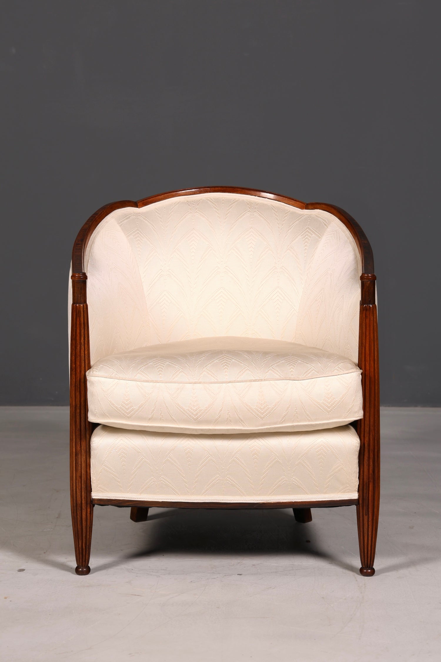 Elegant Art Deco armchair club chair lounge chair occasional chair vintage upholstered armchair 1 of 2