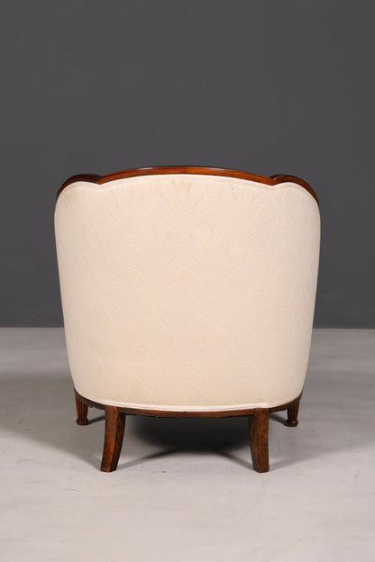 Elegant Art Deco armchair club chair lounge chair upholstered armchair vintage upholstered chair 2 of 2