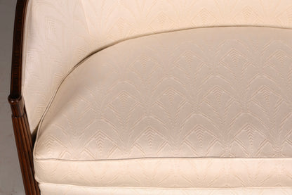 Elegant Art Deco sofa bench 2-seater vintage lounge sofa upholstered sofa salon sofa