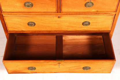 Edle Englische Kommode Antik Massiv Echt Holz Sideboard Vintage Schubladen
