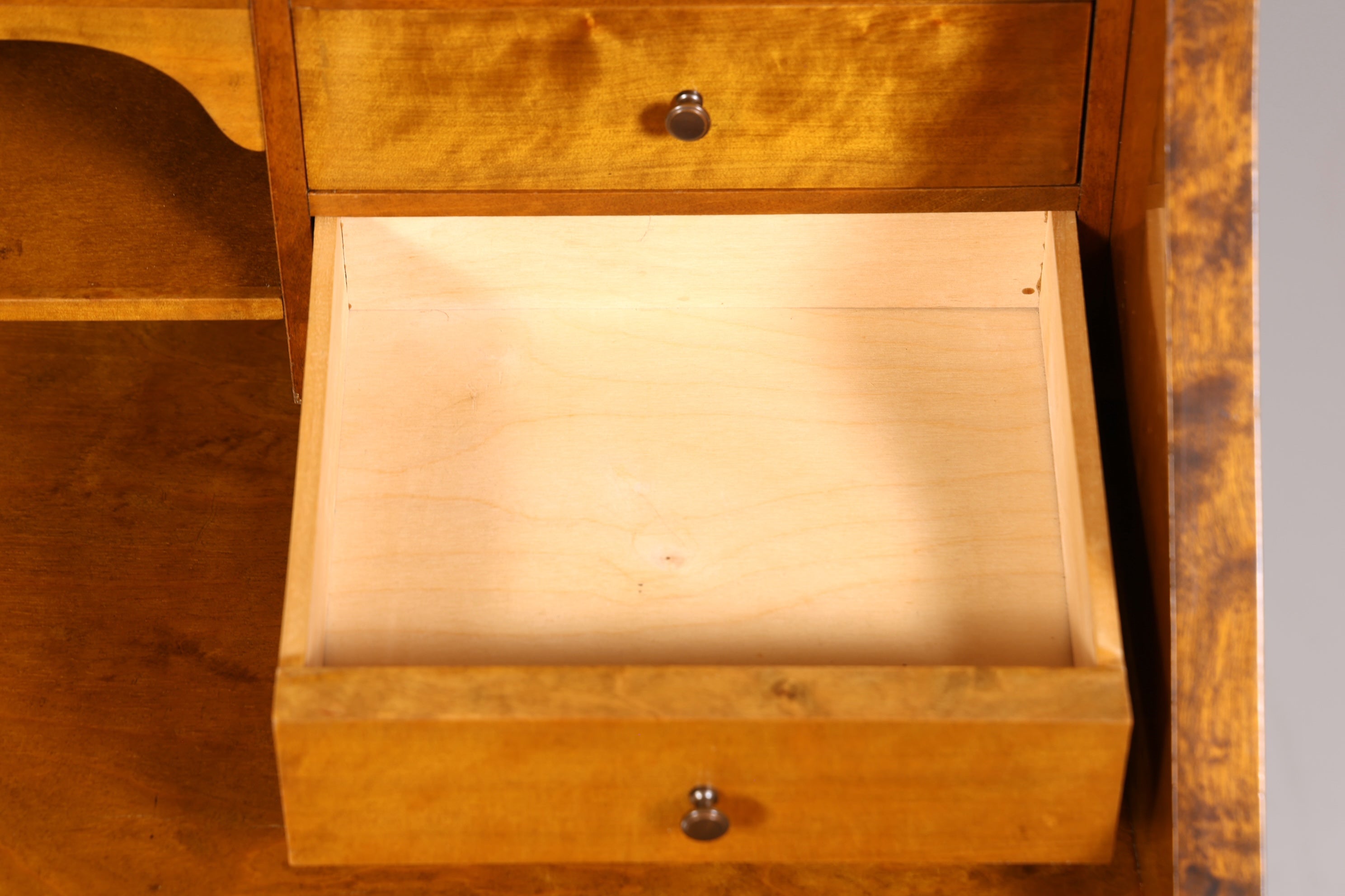 F234 Finish cm Wunderschöner Sekretär im Art Deco Stil Antik um 1930 Büro Kommode Schreibkommode