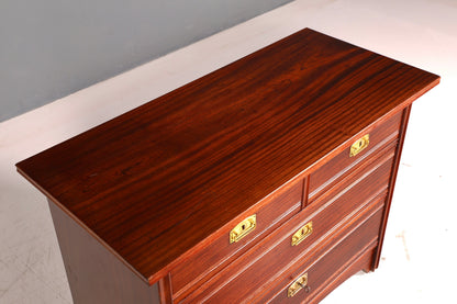 Edle Jugendstil Kommode Antik Massiv Echt Holz Sideboard Vintage Schubladen