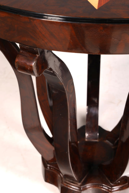 Beautiful Art Deco-style coffee table, antique-style luxury side table, living room accent table
