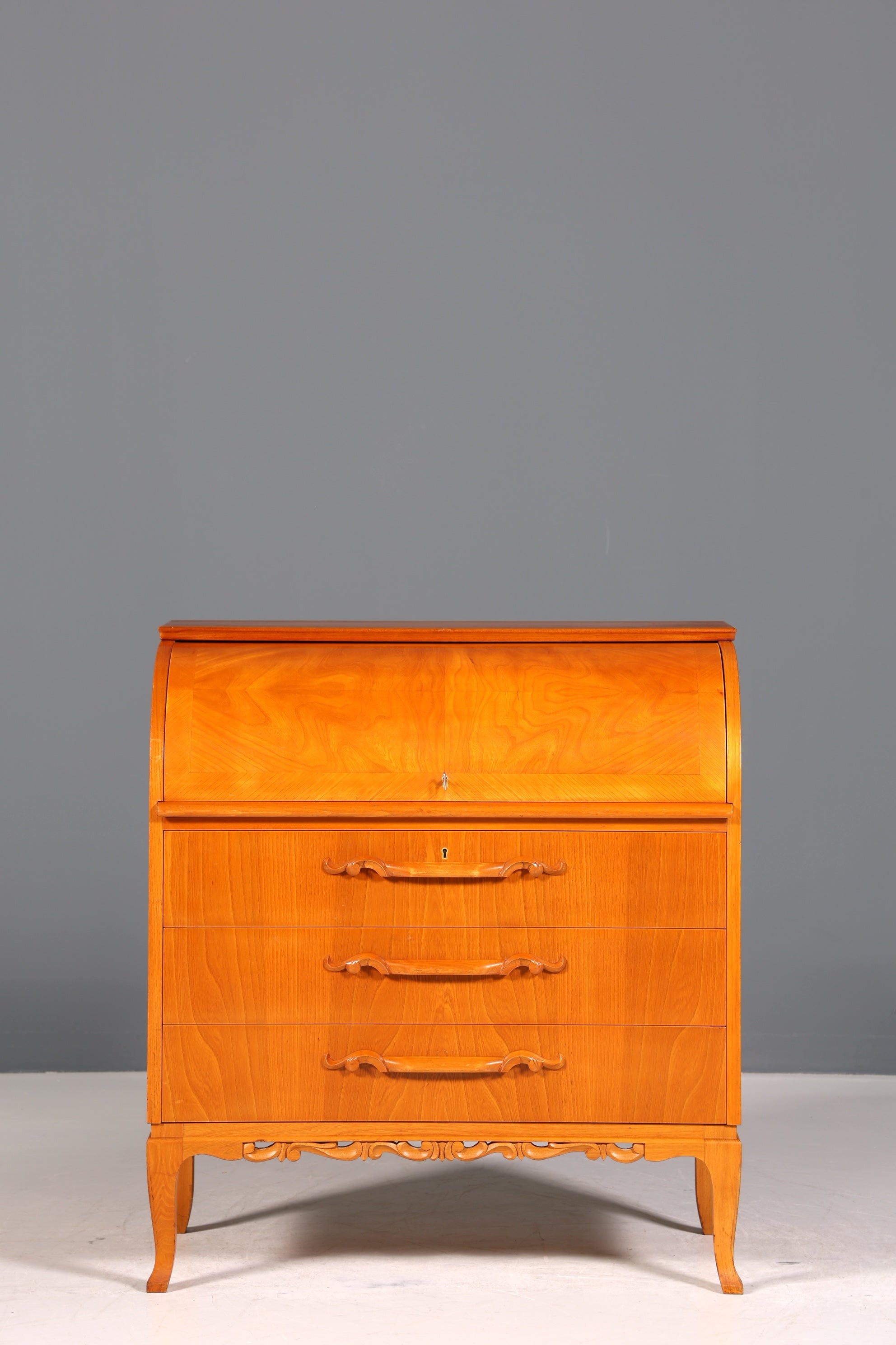 Stilvoller Sekretär um 1930 Büro Kommode echt Holz Sekretär Schreibtisch Kommode