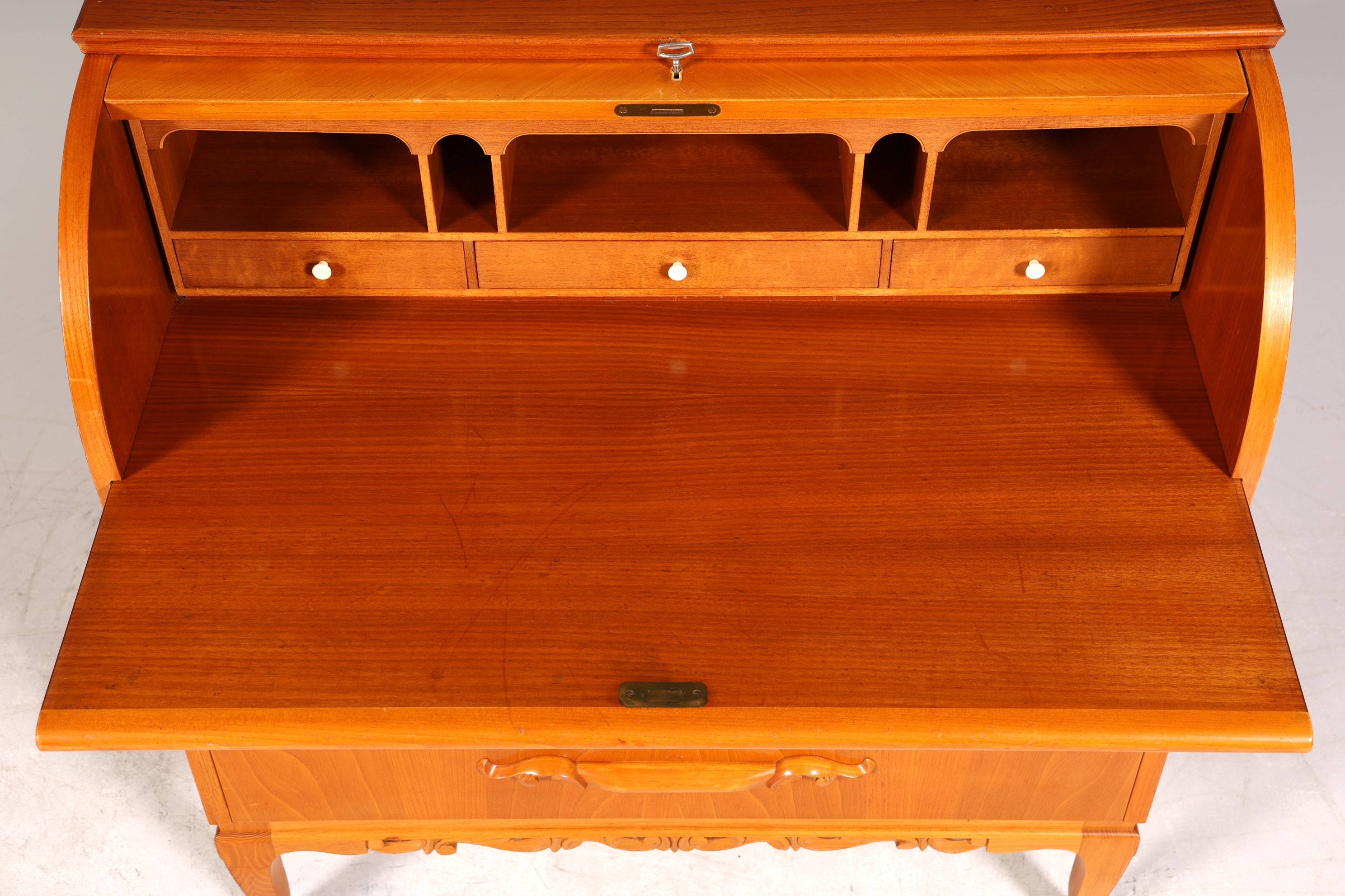 Stilvoller Sekretär um 1930 Büro Kommode echt Holz Sekretär Schreibtisch Kommode