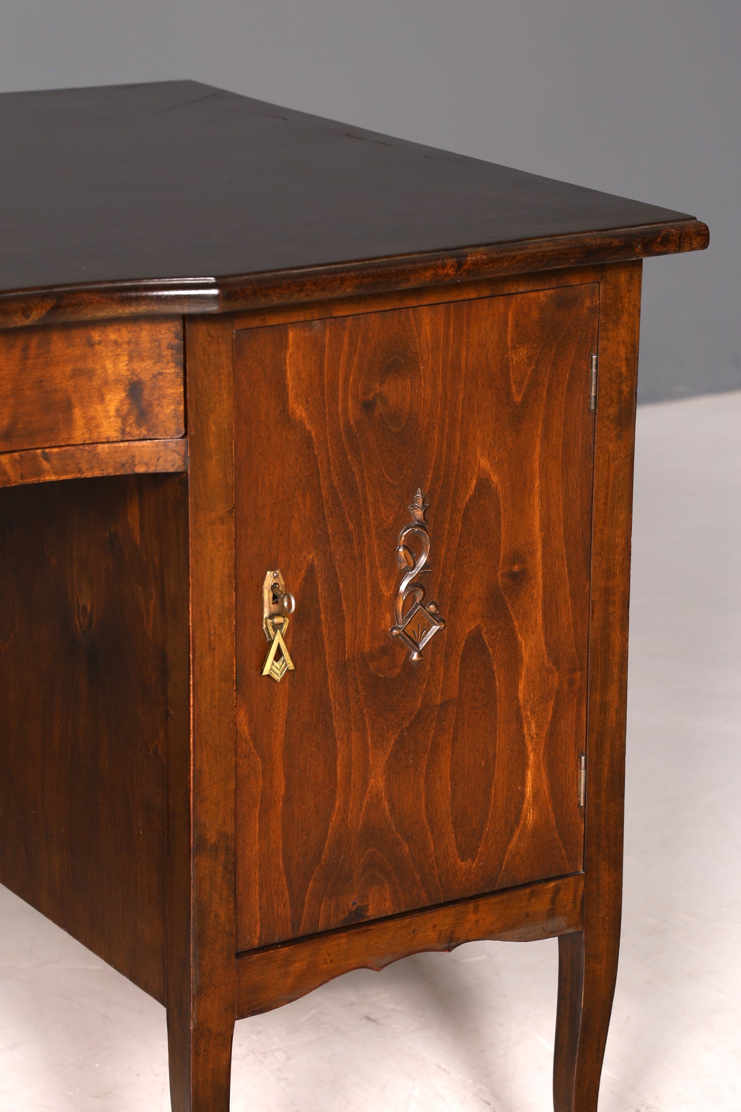 G363 Finish Wunderschöner Jugendstil Schreibtisch echt Holz Office Table (Kopie)