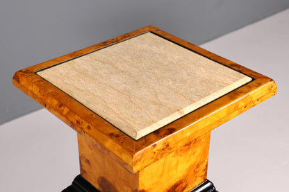 Stilvolle Biedermeier Stil Säule Blumensäule Marmor Blumentisch Ablagetisch