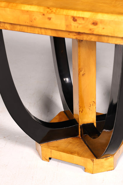 Stilvoller Art Deco Stil Tisch Luxus Couchtisch Biedermeier Ablagetisch Birke