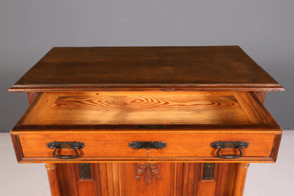 Beautiful Art Nouveau vertiko cabinet, antique cabinet, chest of drawers, circa 1900, solid wood