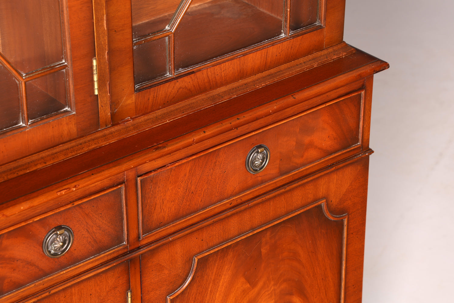 G372 Finish Wunderschöne Englische Vitrine Bibliothek Bücherschrank UK Buffet Schrank 60s Jahre (Kopie)