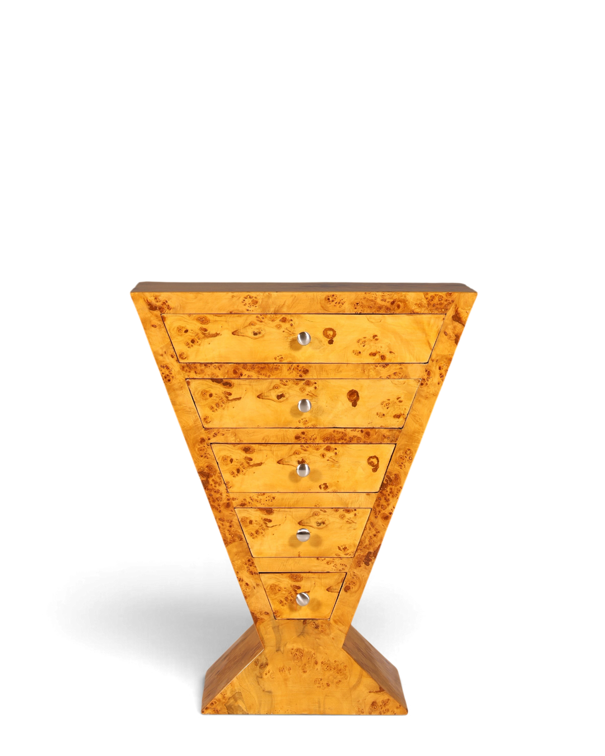 Traumhafte Art Deco Highboard Birke Kommode Konsolen Tisch Antik Stil