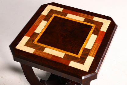 Stylish Art Deco-style side table, antique-style luxury coffee table, occasional table