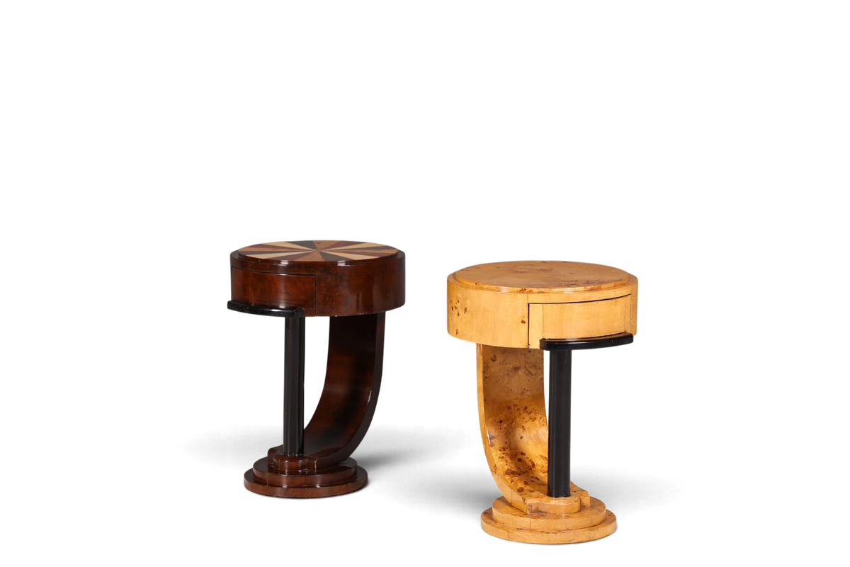 Traumhafte Art Deco Stil Kommode Beistelltisch Nachtisch Ablagetisch bunt