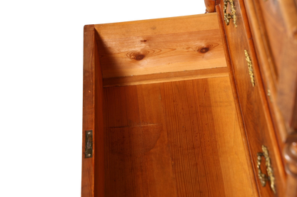 Wunderschöne Gründerzeit Kommode Louis Philippe Vertiko Nussbaum Sideboard um 1880