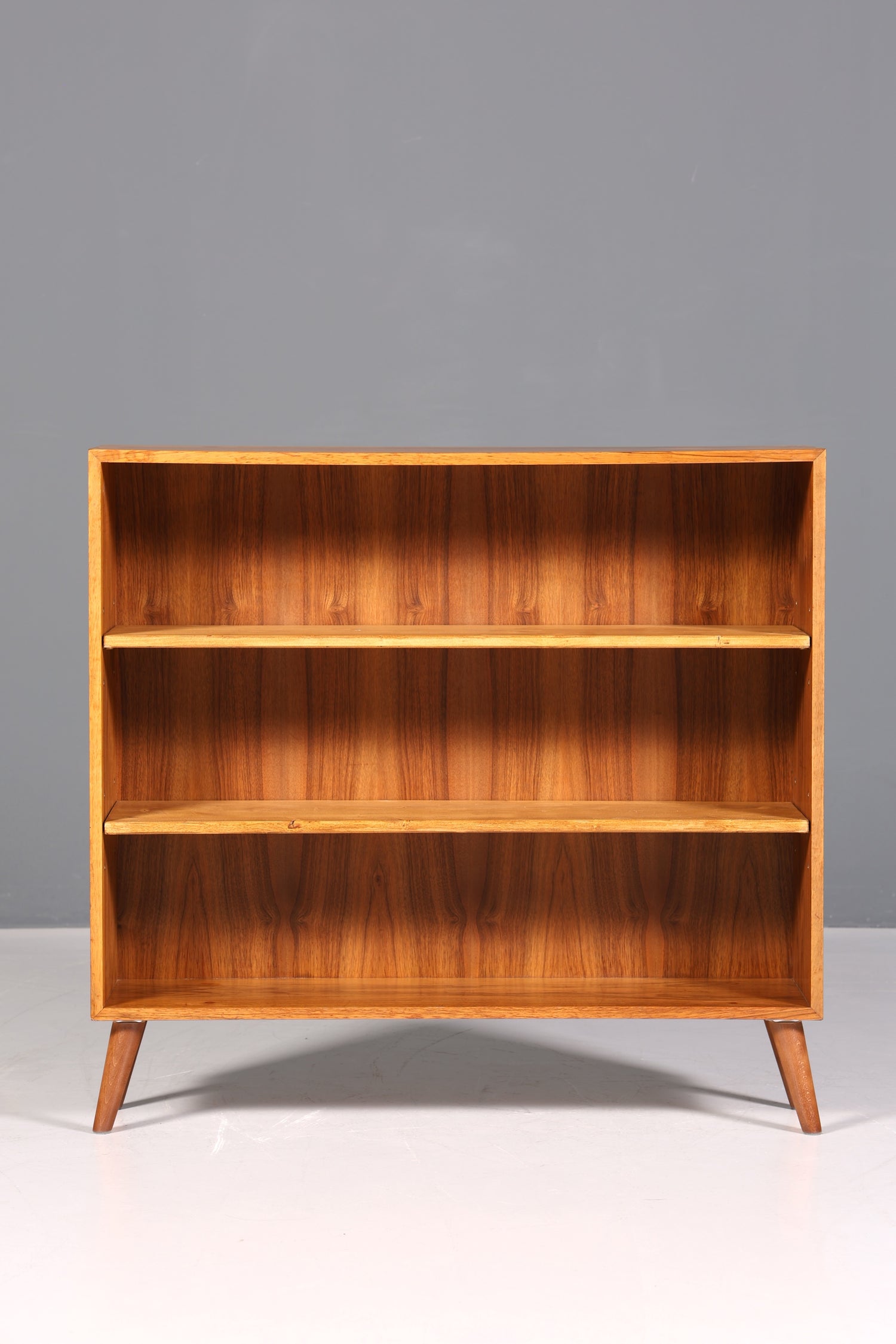 Wunderschönes Original Musterring Regal Mid Century Bücherregal Retro echt Holz Buchablage