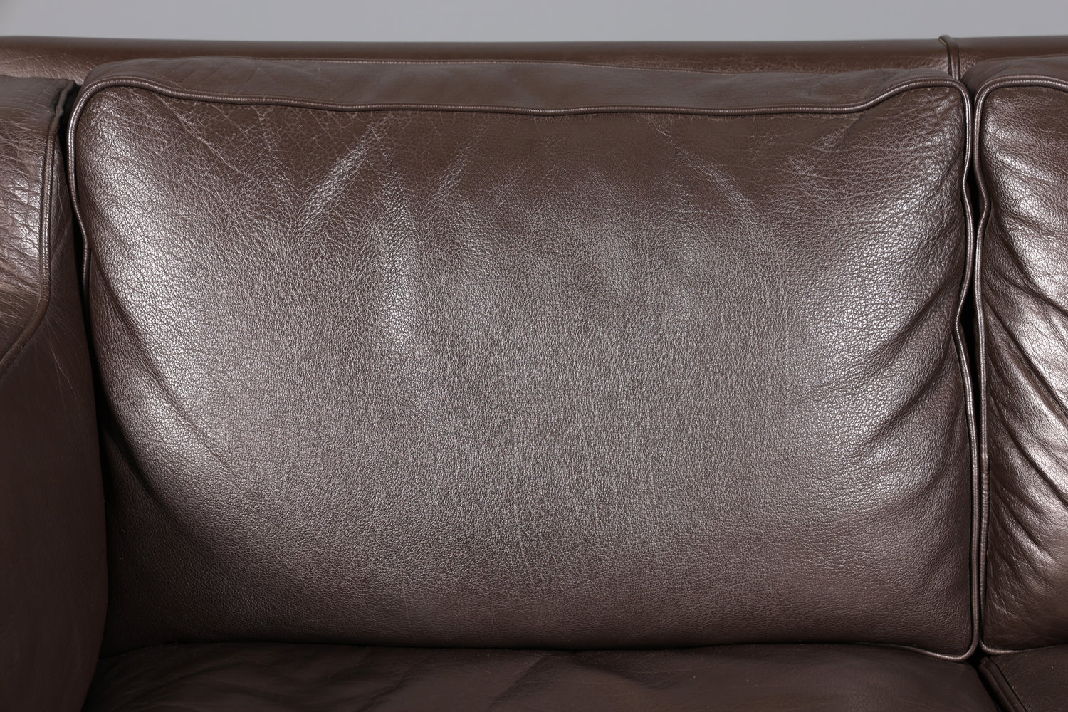 Wunderschönes Designer Børge Mogensen Sofa 2 Sitzer echt Leder Couch Modell 2213 Made in Denmark Canapé