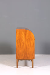 Wunderschöner Mid Century Rollladen Sekretär Danish Design echt Holz Schreibkommode 60er Jahre