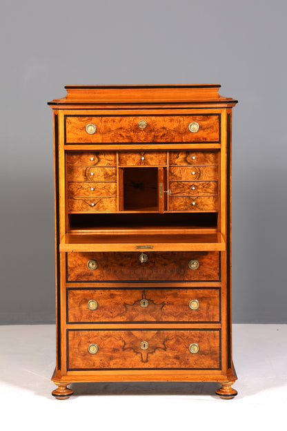 Traumhafter Louis Philippe Sekretär Vertiko Biedermeier Kommode Schubladenkommode Chiffoniere