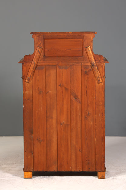 Traumhaftes Gründerzeit Vertiko Jugendstil Schrank Antik Highboard Kommode