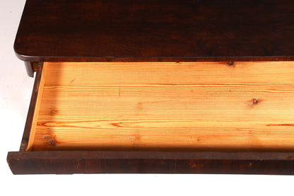 Wunderschöner Englischer Antik Tisch Konsolentisch Schreibtisch Mahagoni Bürotisch Regency Englisch Desk Louis Philippe