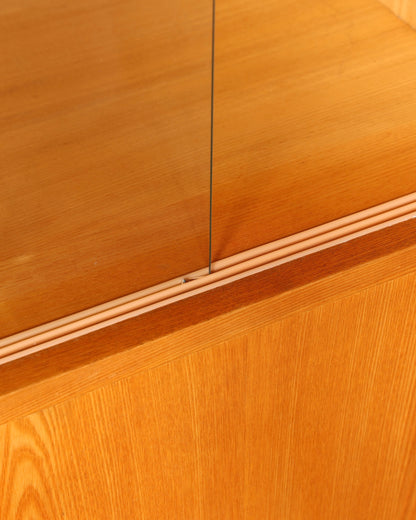 Wunderschöne Original Hellerau Mid Century Vitrine Schrank Franz Ehrlich 602 Kommode Bücherregal