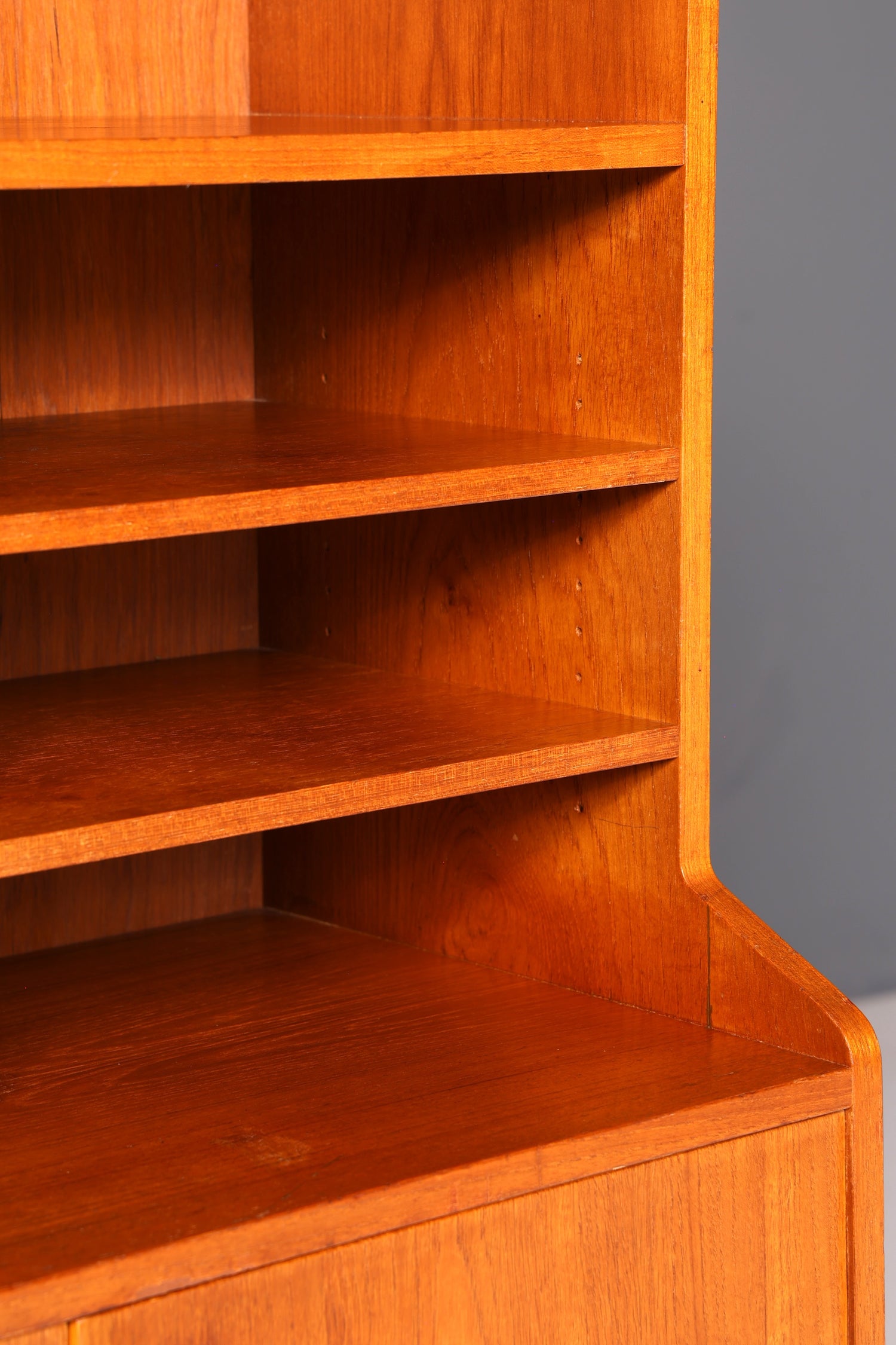 Wunderschöner Mid Century Sekretär Highboard Vintage Schrank Schreibklappe Holz Regal Retro 60er Skandinavisch