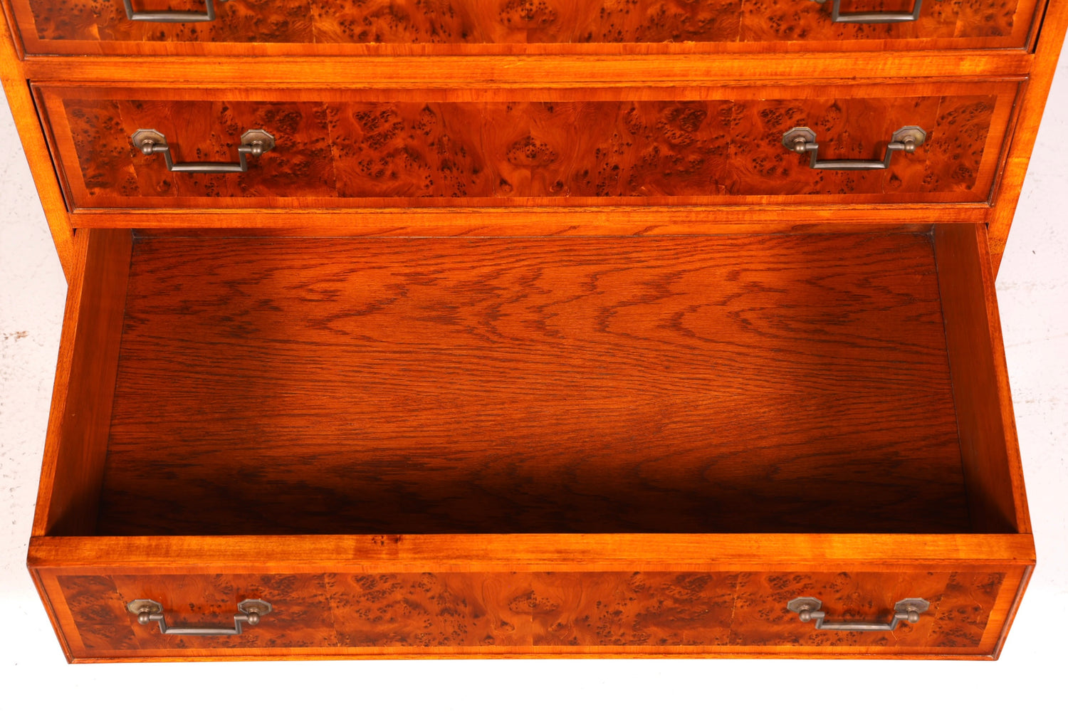 Stilvoller Englischer Sekretär Original Wade Büro Aufsatzsekretär Antik 60s Vitrinen Schrank UK