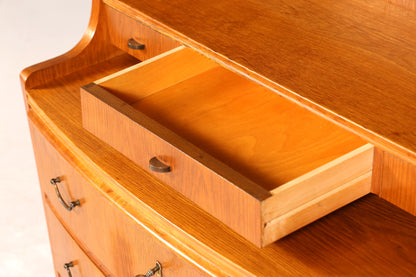 Traumhafter Mid Century Sekretär Büro Kommode echt Holz Schreibkommode Schrank