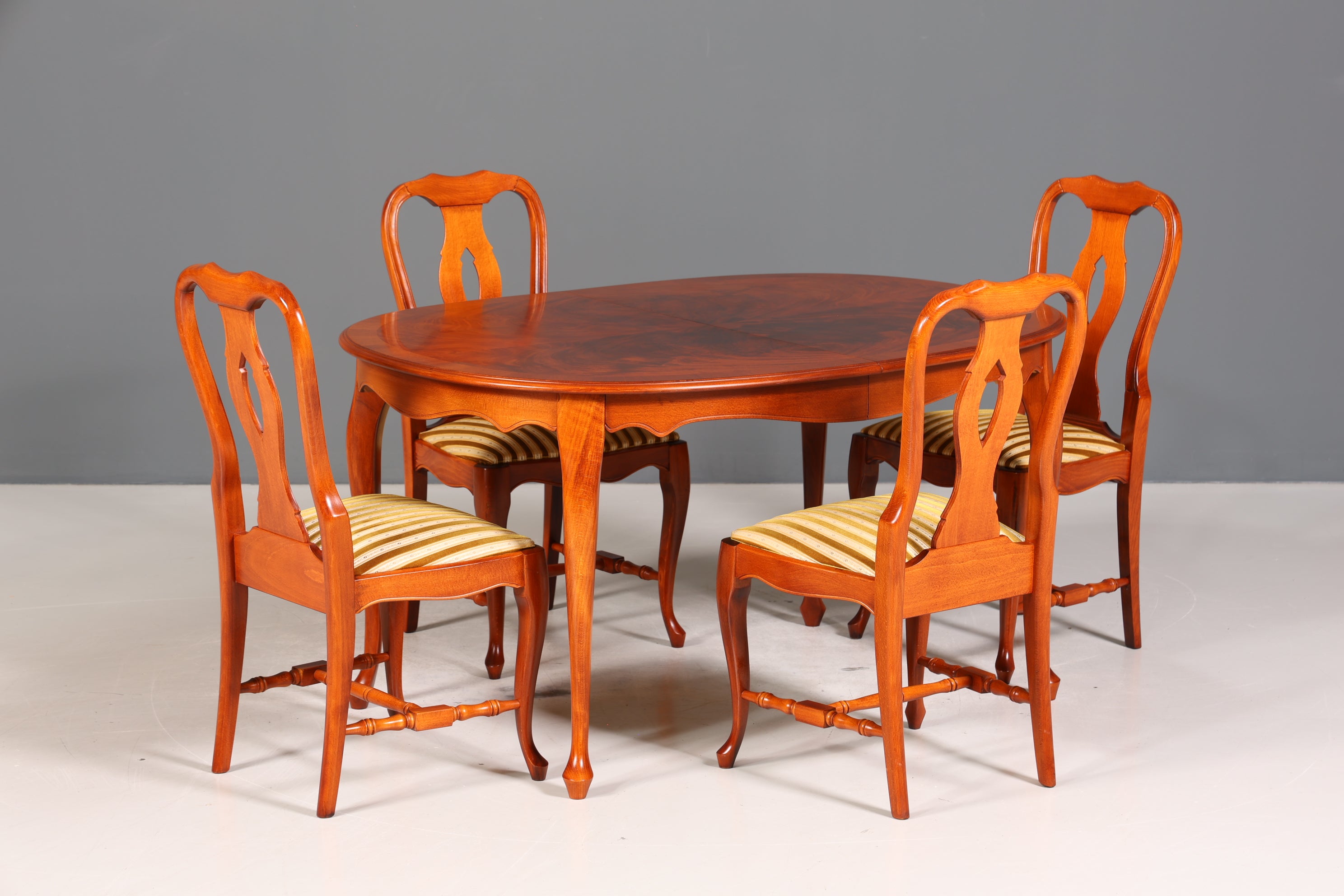 Wunderschöner Chippendale Tisch ausziehbarer Esstisch Küchentisch Barock Stil Esszimmer Tisch Konferenztisch